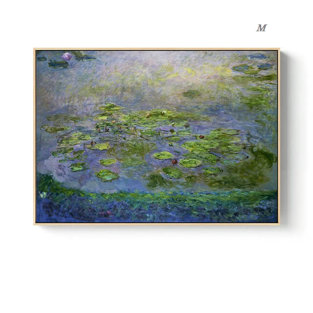 Nordic Landscape Monet Canvas Wall Art