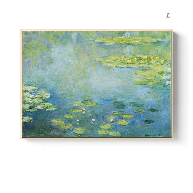 Nordic Landscape Monet Canvas Wall Art