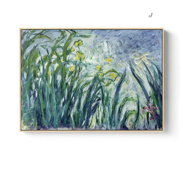 Nordic Landscape Monet Canvas Wall Art