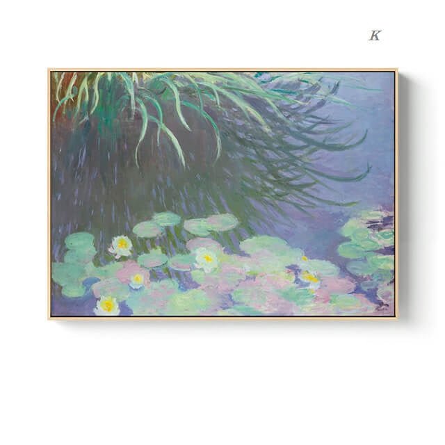 Nordic Landscape Monet Canvas Wall Art