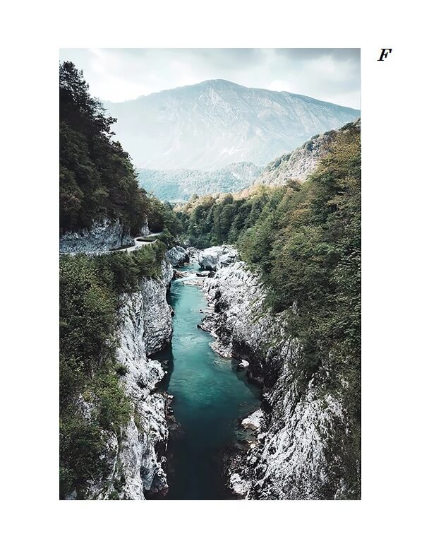 Nature Landscape Mountain Lake Wall Art