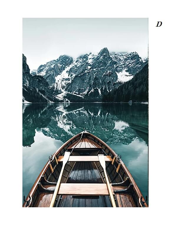 Nature Landscape Mountain Lake Wall Art