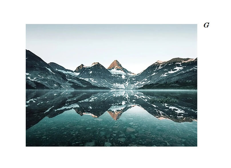 Nature Landscape Mountain Lake Wall Art
