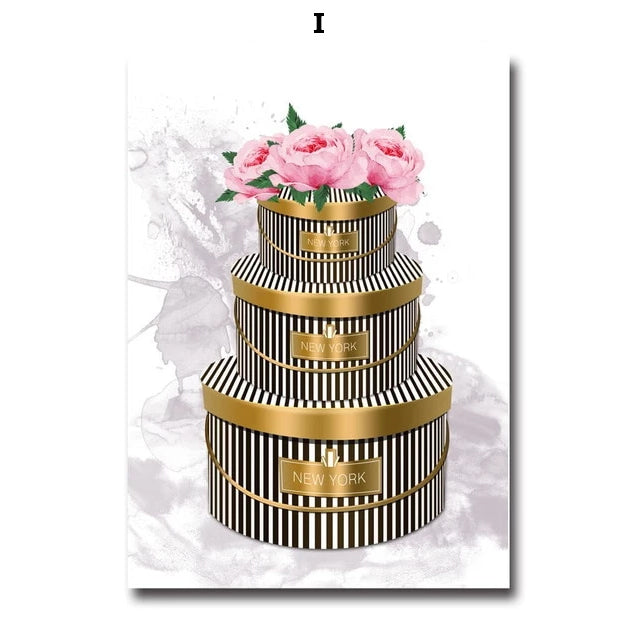New York Vogue Fashion Glamour Canvas Prints