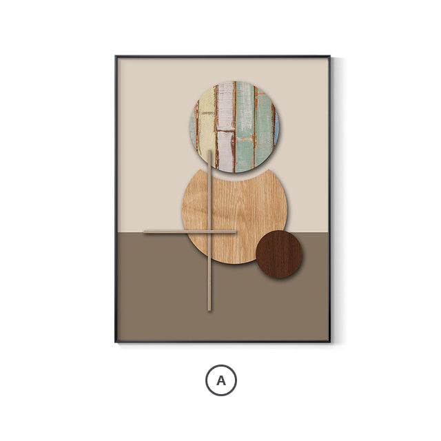 Abstract Spherical Geometric Canvas Prints