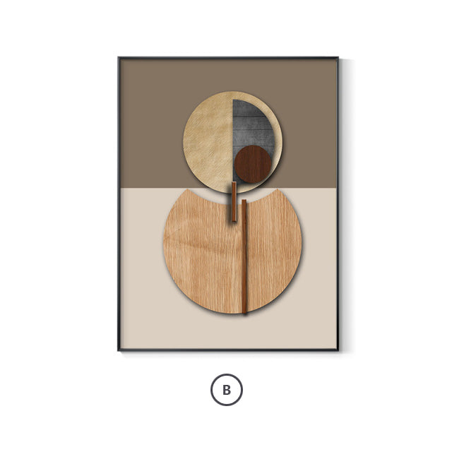 Abstract Spherical Geometric Canvas Prints