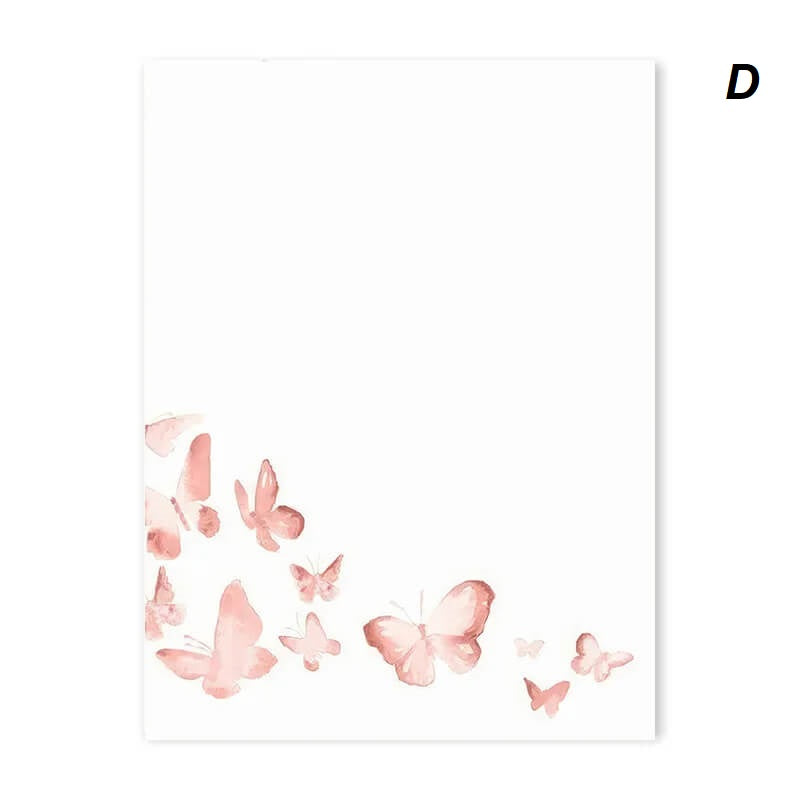 Pink Ballerina Little Girl Unicorn Butterfly Canvas Prints