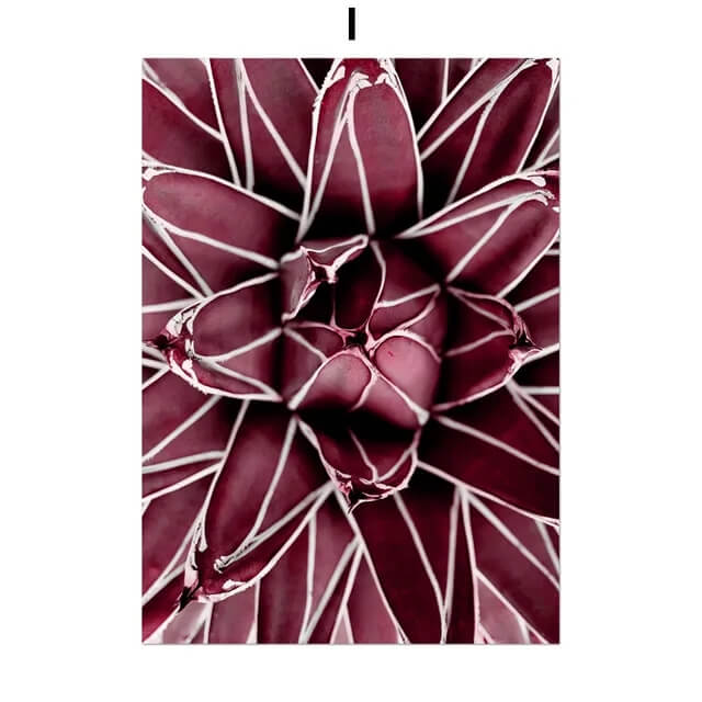 Pink Peony Rose Leaves Canvas Prints