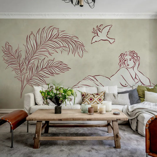 Antiquity Beautiful Nudity Wallpaper Mural (SqM)