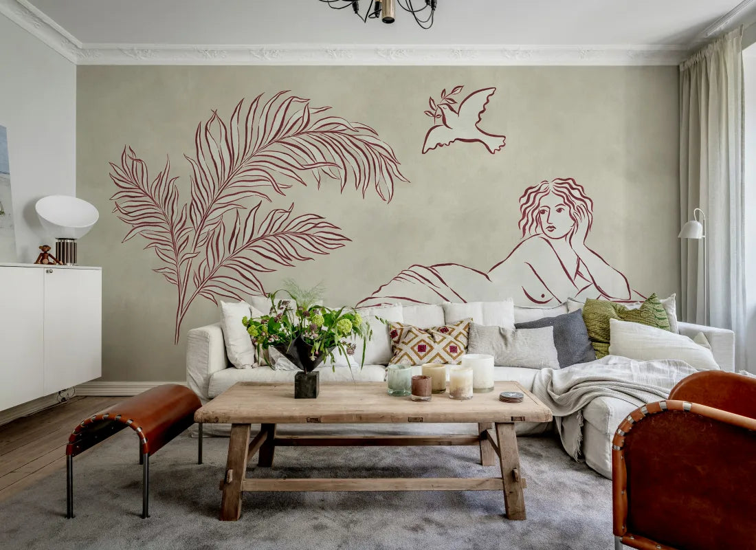 Antiquity Beautiful Nudity Wallpaper Mural (SqM)