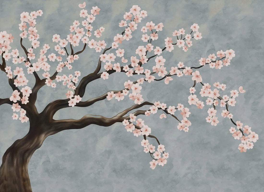 Calm Blossom Pink Wallpaper Mural (SqM)