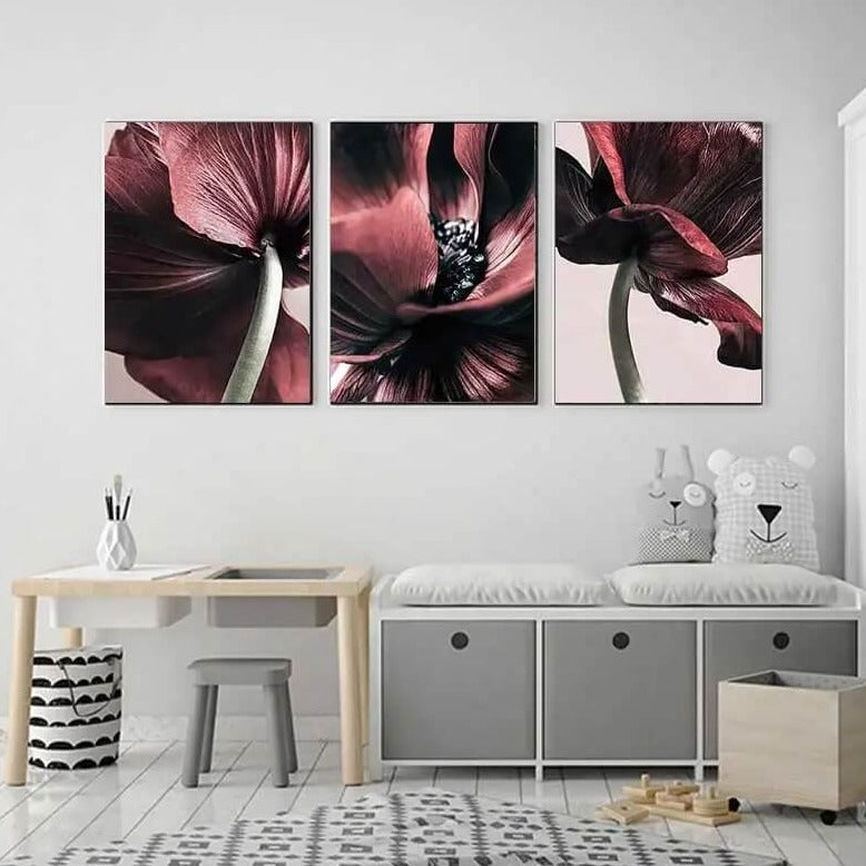 Red Poppies Canvas Wall Art