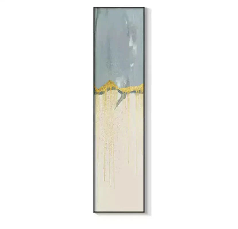Abstract Geomorphic Vertical Strip Wall Art Canvas Prints