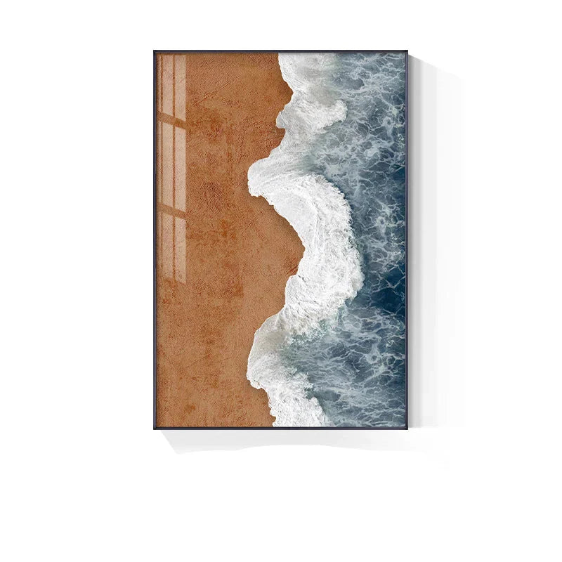 Coastal Beach Sea Landscape Modern Wall Art Canvas Prints
