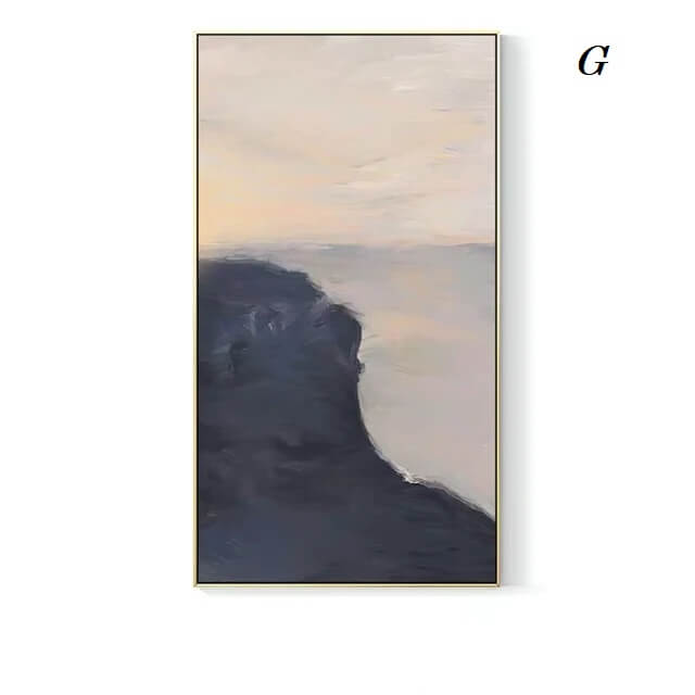 Scandinavian Green Mountain Canvas Wall Art