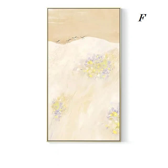 Scandinavian Green Mountain Canvas Wall Art