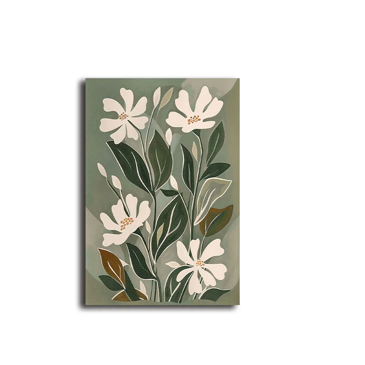 Bohemian Wildflowers Boho Wall Art Canvas Prints