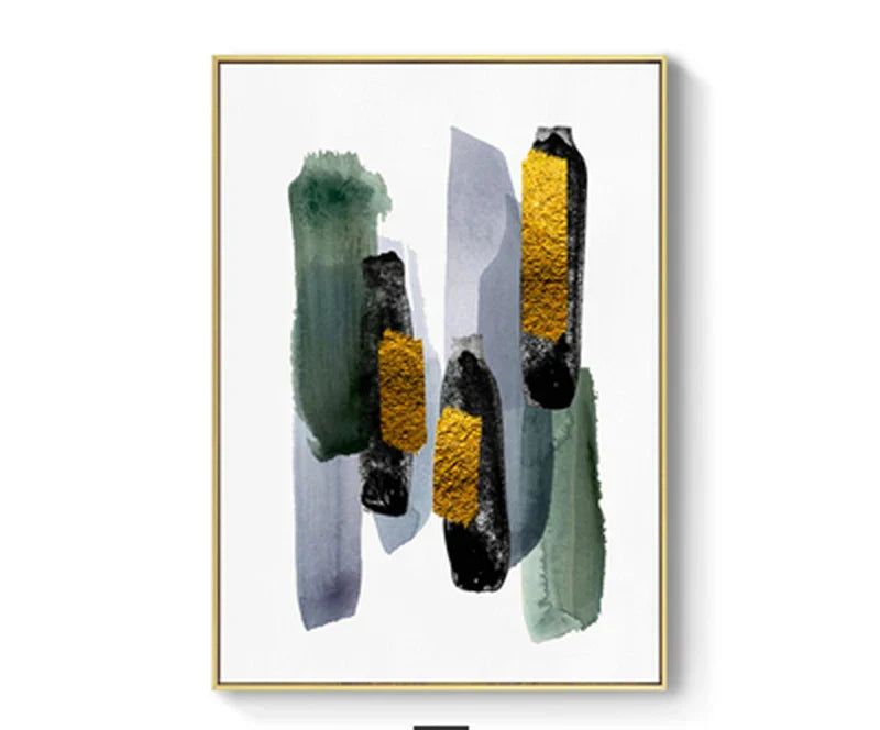 Modern Mountain Landscape Wall Art Canvas Prints