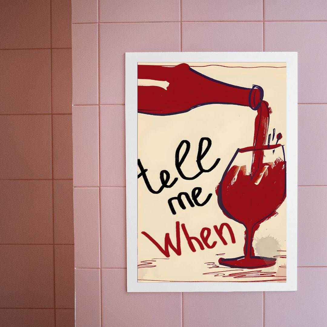 Vintage Wine Quotes Kitchen Canvas Print Wall Art