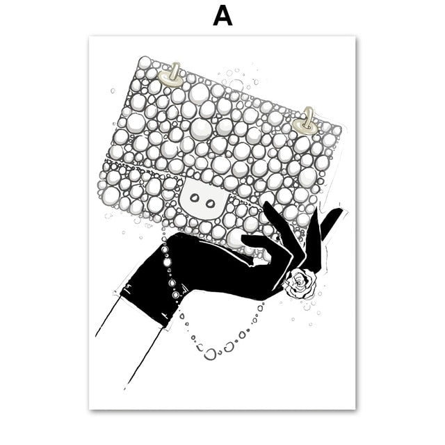 New York Vogue Fashion Glamour Canvas Prints
