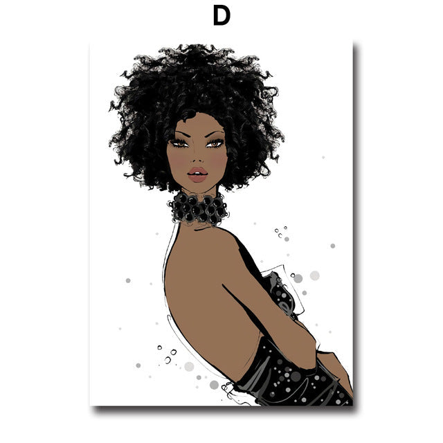 New York Vogue Fashion Glamour Canvas Prints