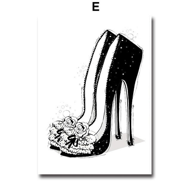 New York Vogue Fashion Glamour Canvas Prints