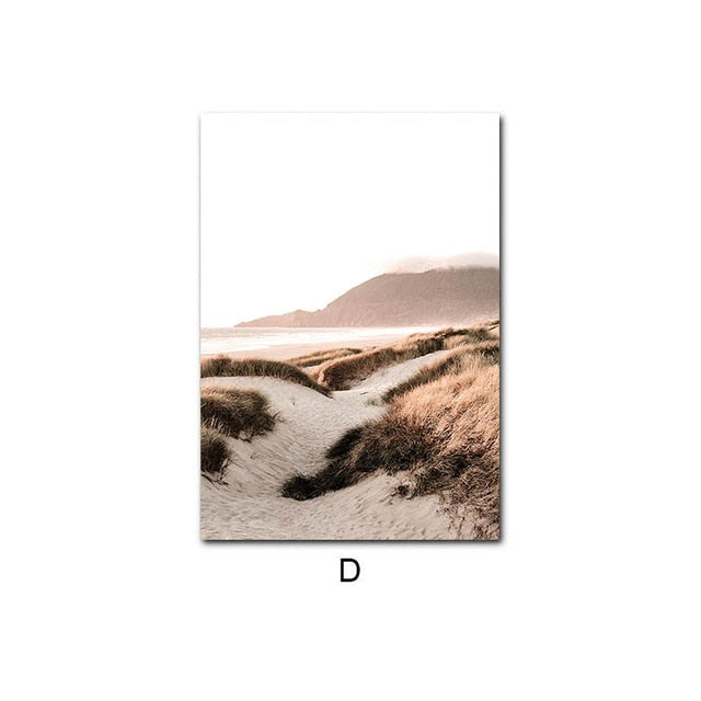 Beach Sunset Natural Landscapes Wall Art