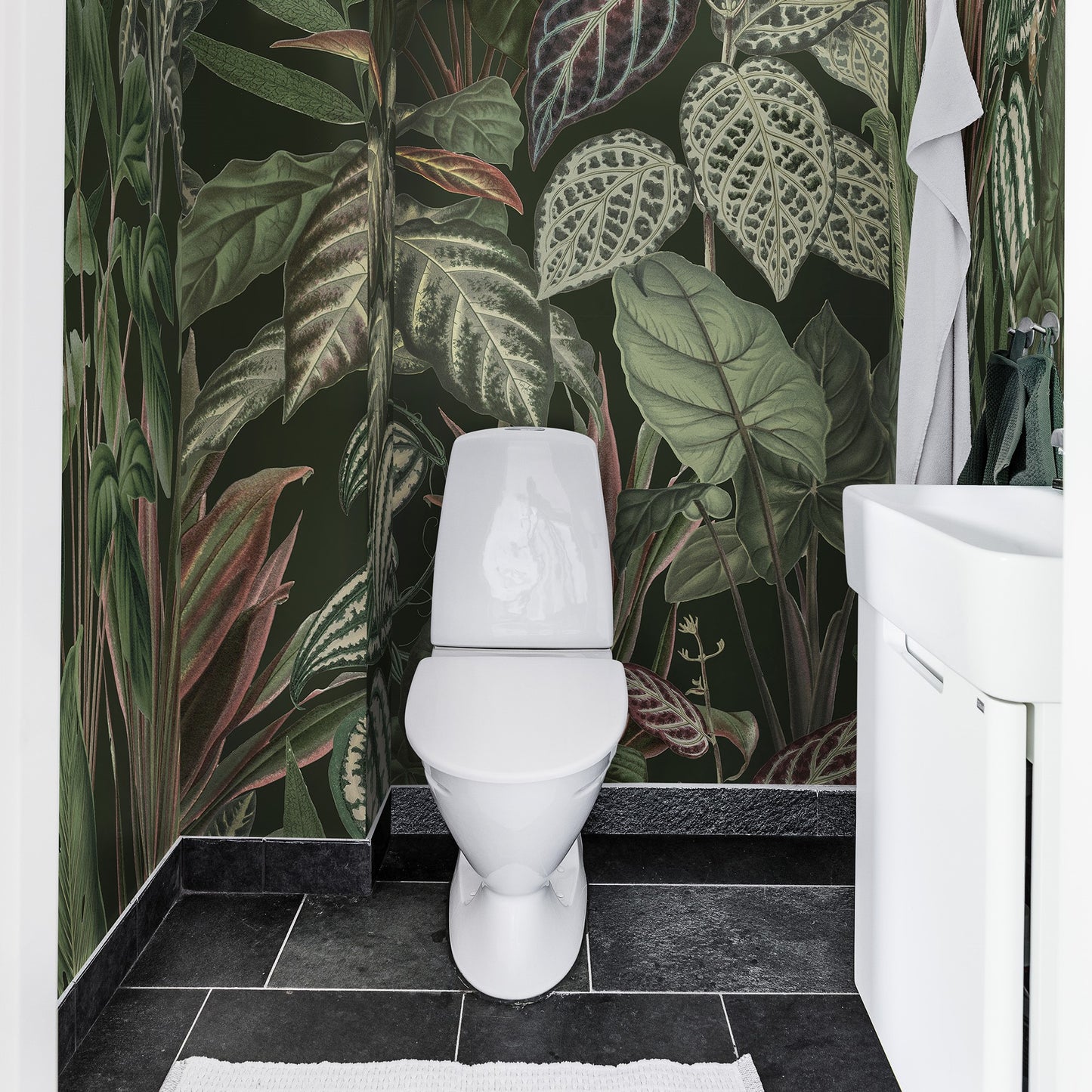 The Night Jungle Lush, Mischievous Monkeys Mural Wallpaper (SqM)