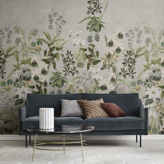 Alice's Dusk Botanicals Mural Wallpaper (SqM)