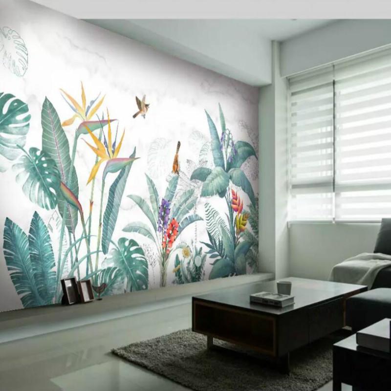 Pastel Garden Mural Wallpaper (SqM)