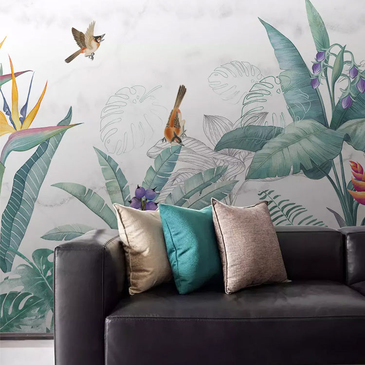 Pastel Garden Mural Wallpaper (SqM)