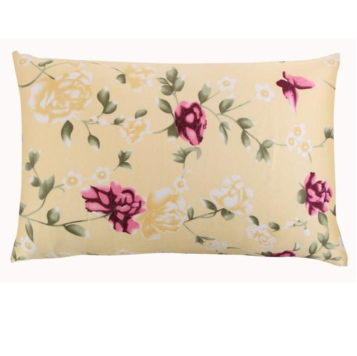 Beige Rose Mulberry Silk Pillowcase
