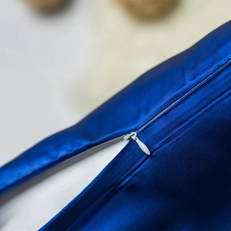 Royal Blue Mulberry Silk Pillowcase