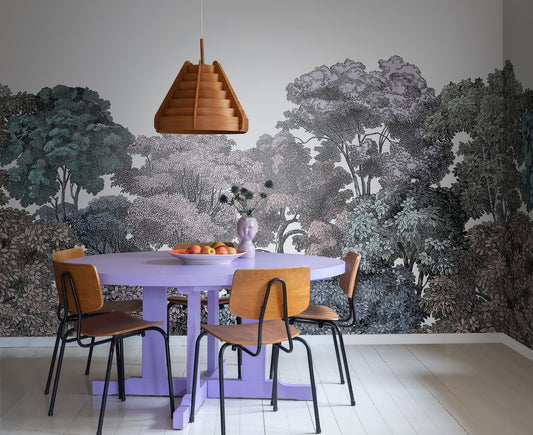 Bellewood Rainbow Forest Mural Wallpaper (SqM)