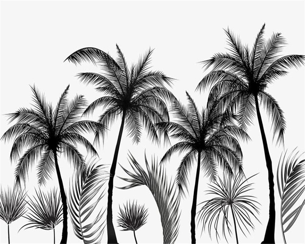 Palms Shadow Mural Wallpaper (SqM)