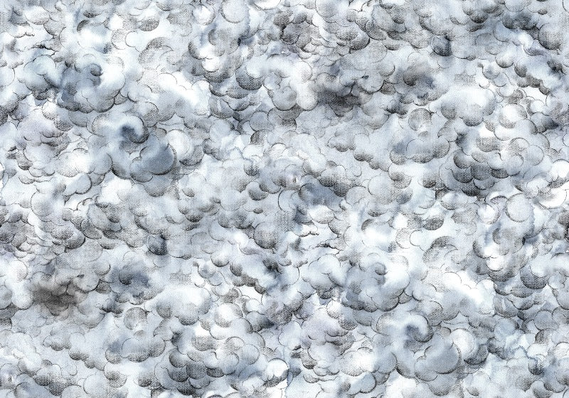 Storm Brewing Smoky Clouds Mural Wallpaper (SqM)