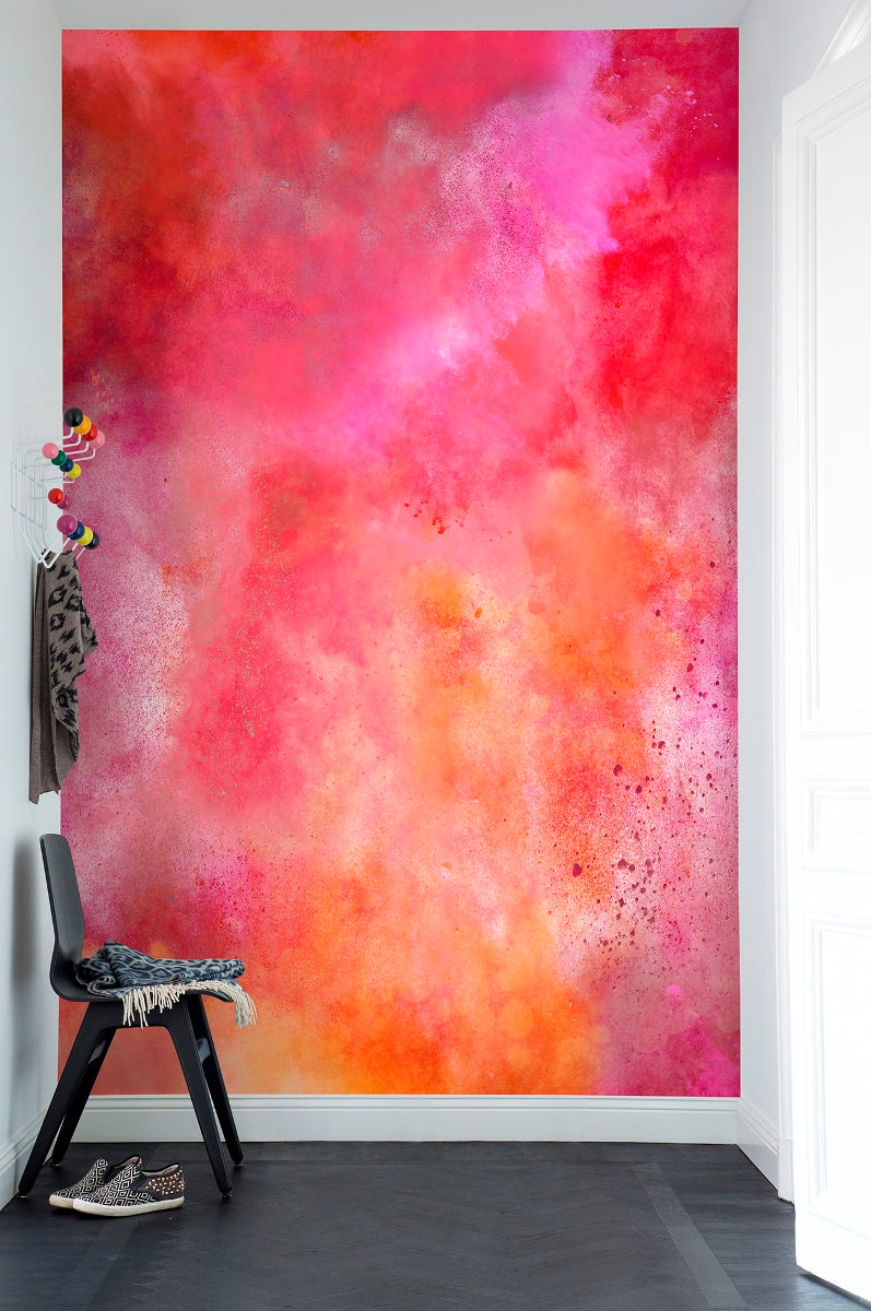 Color Clouds Chili Mural Wallpaper (SqM)