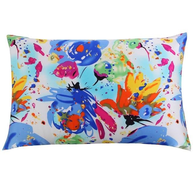 Tropical Vibes Mulberry Silk Pillowcase