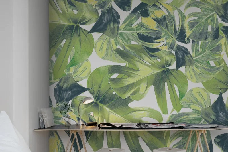 Jungle Giant Monstera Mural Wallpaper (SqM)
