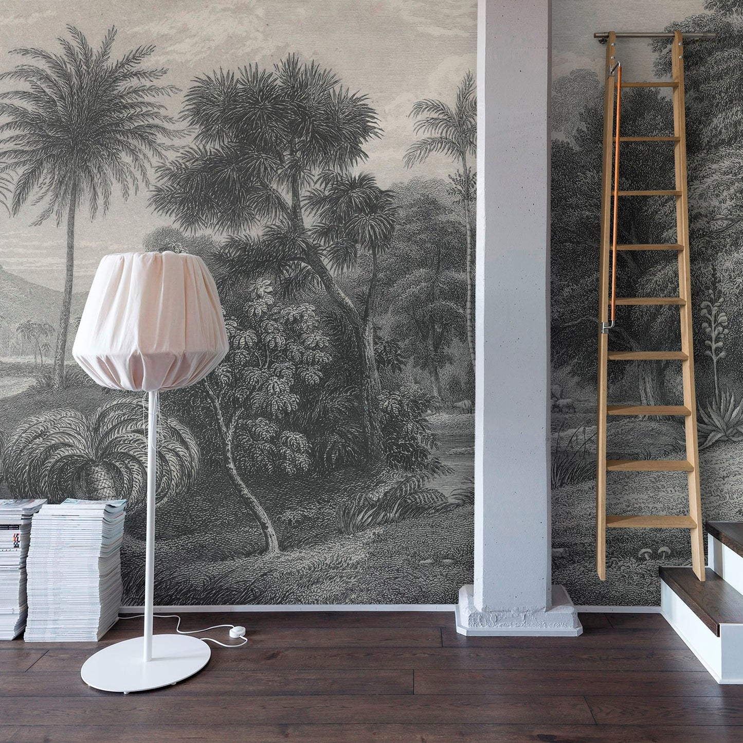 Jungle Land Vintage Wallpaper (SqM)
