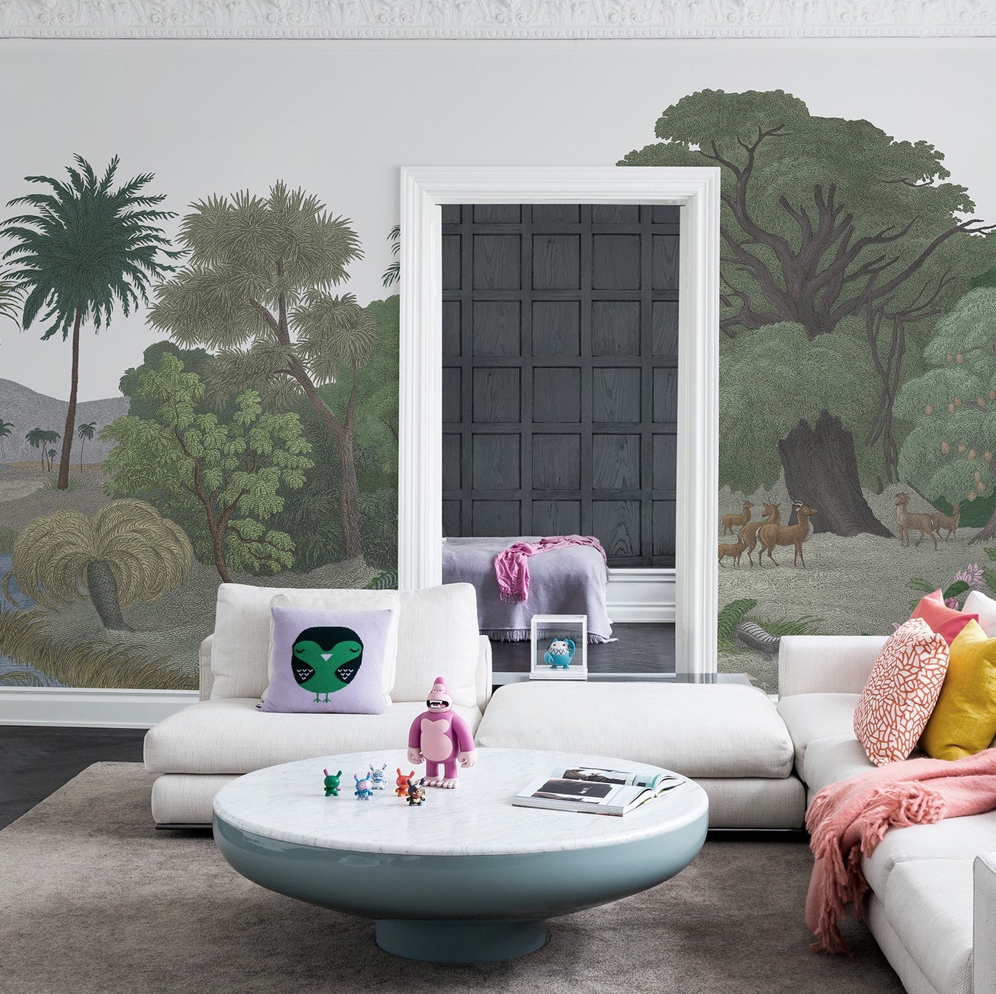 Jungle Land Green Mural Wallpaper (SqM)