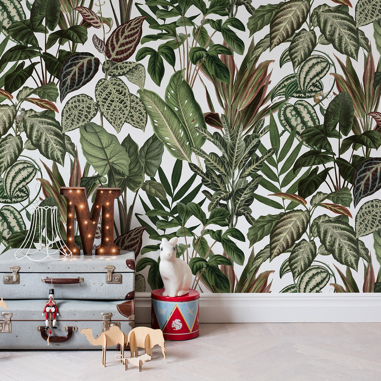 Jungle by Day, Monkeys Mural Wallpaper (SqM)