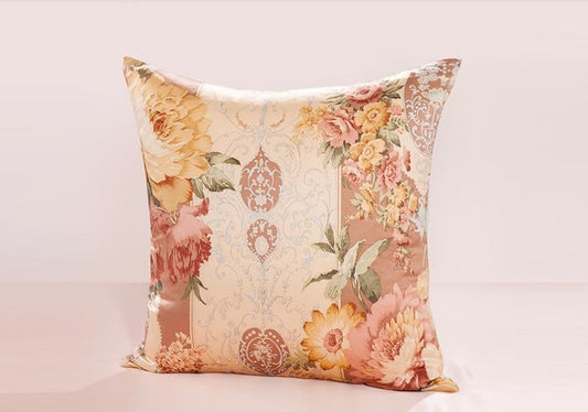 Vintage Living Natural Silk Cushion Cover