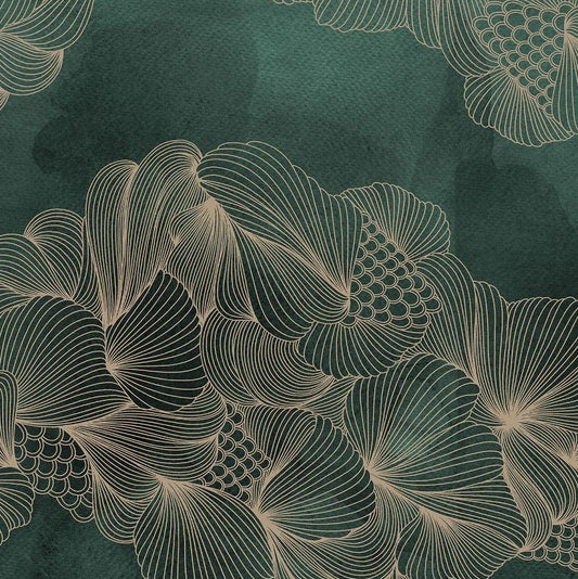 Opulence Green Jade Mural Wallpaper (SqM)
