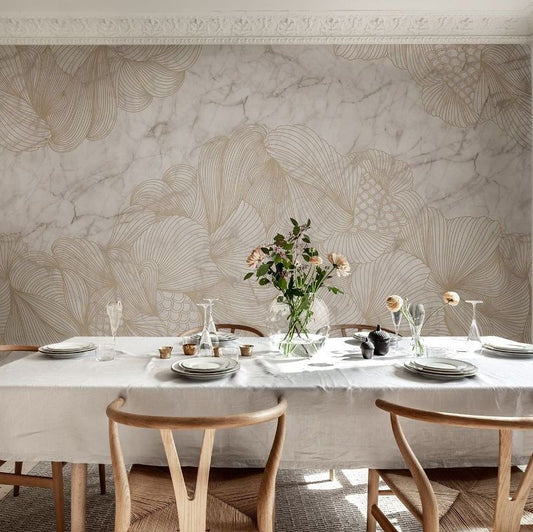 Opulence Pastel Marble Mural Wallpaper (SqM)
