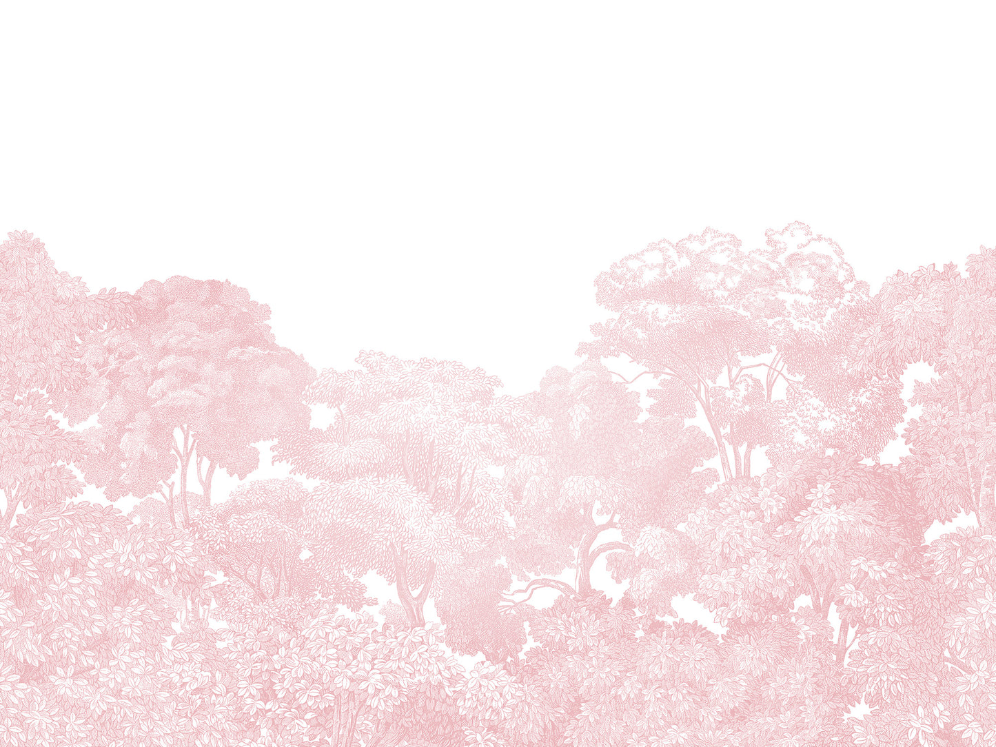 Bellewood Dusty Pink Forest Mural Wallpaper (SqM)