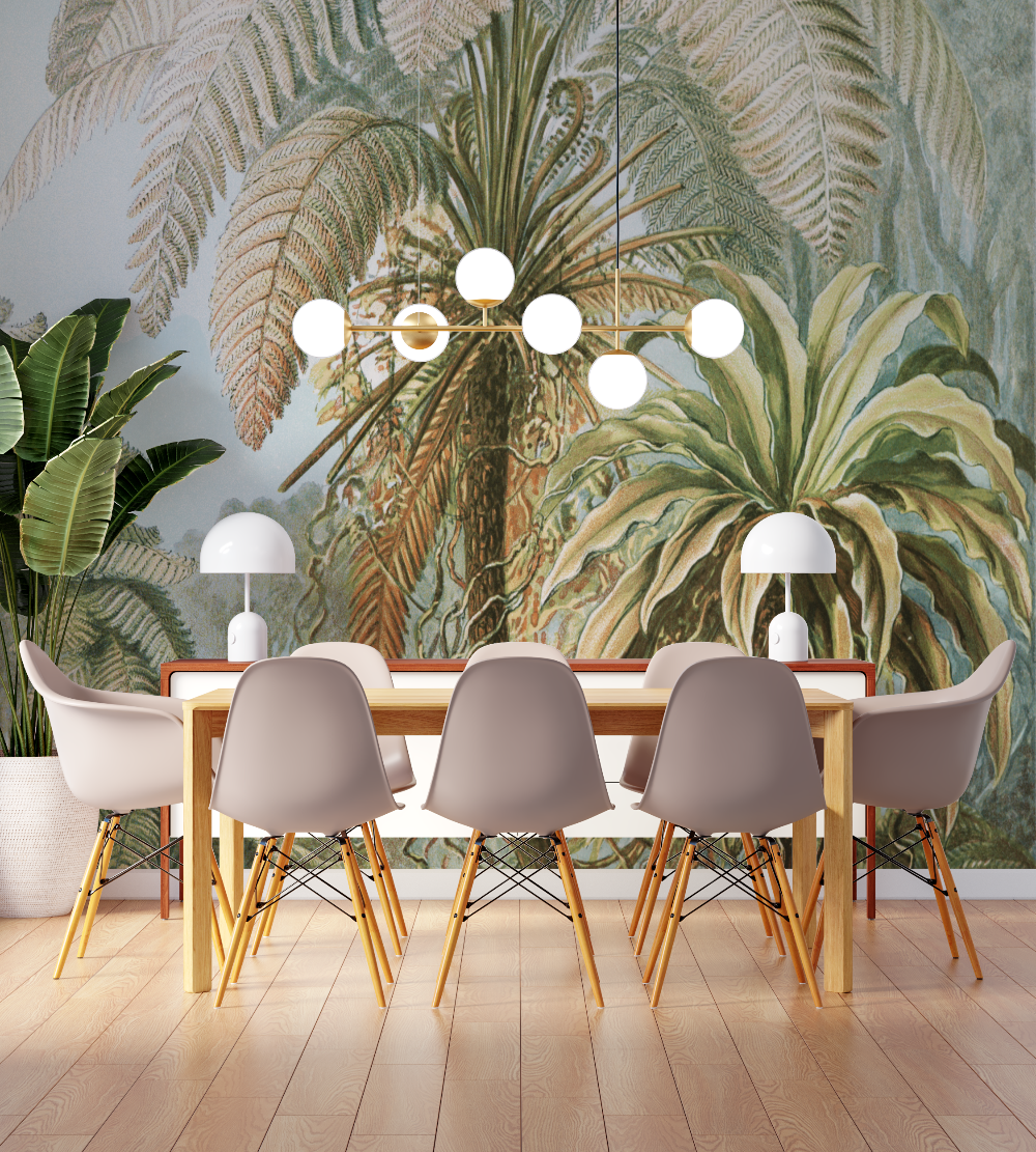 Paradise Lost Vintage Jungle Mural Wallpaper (SqM)