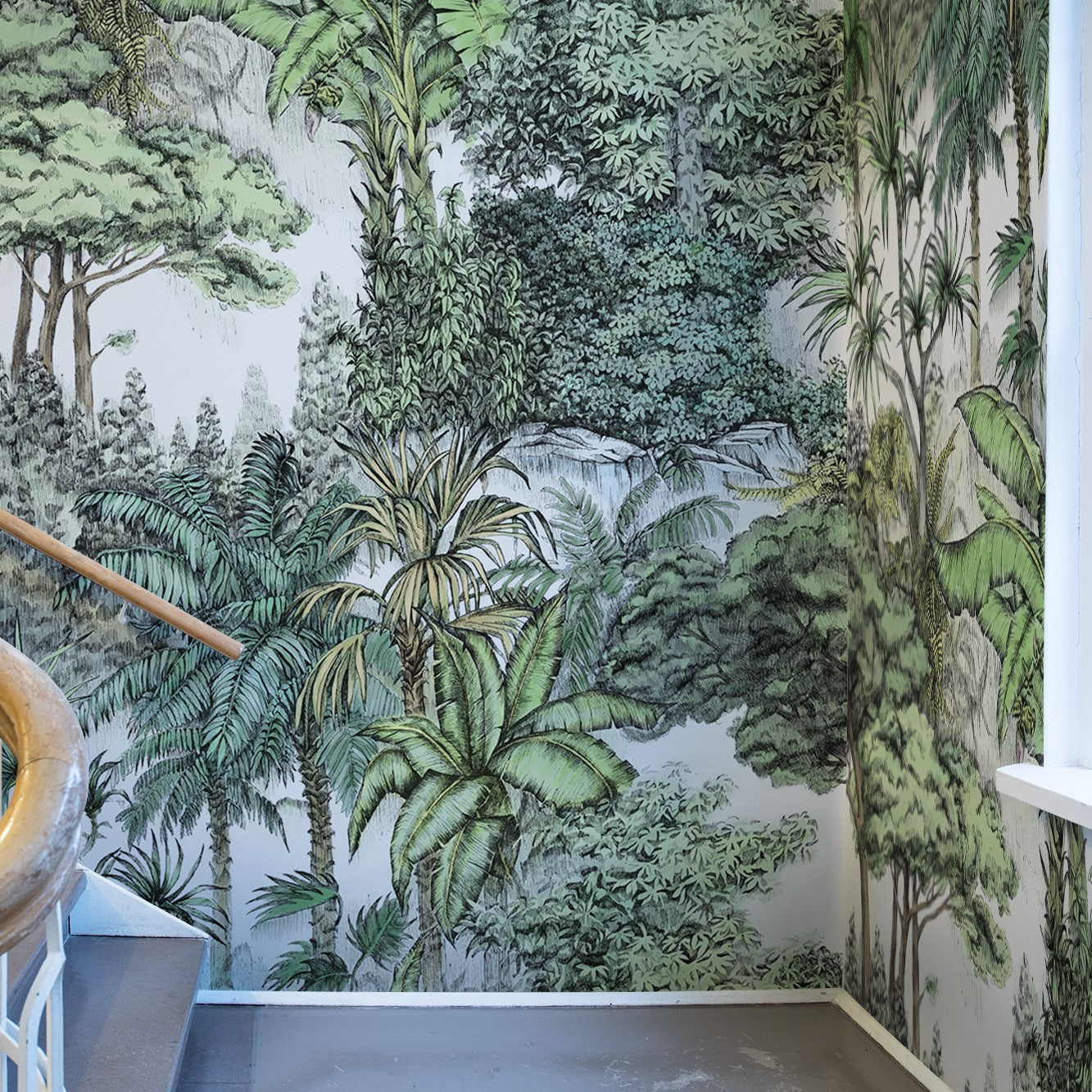 Tropical Jungle Lush Mural Wallpaper (SqM)