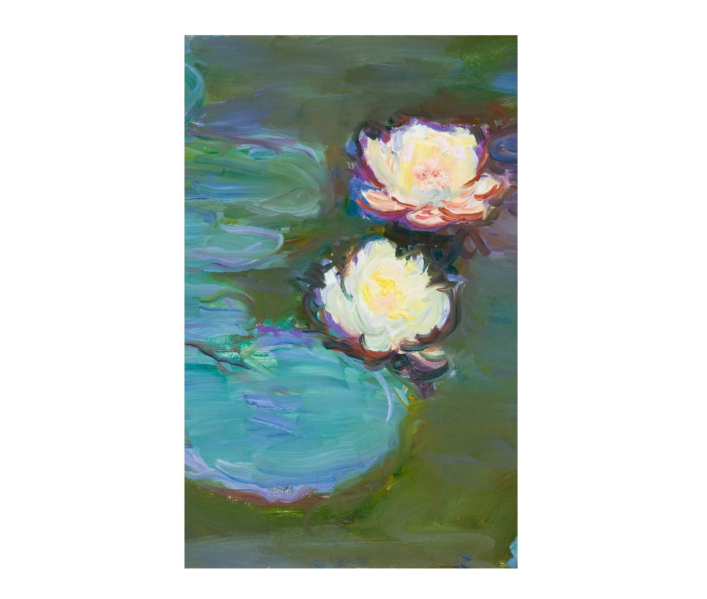 Water Lilies Mural Wallpaper (SqM)