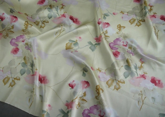 Spring Blossoms Mulberry Silk Pillowcase